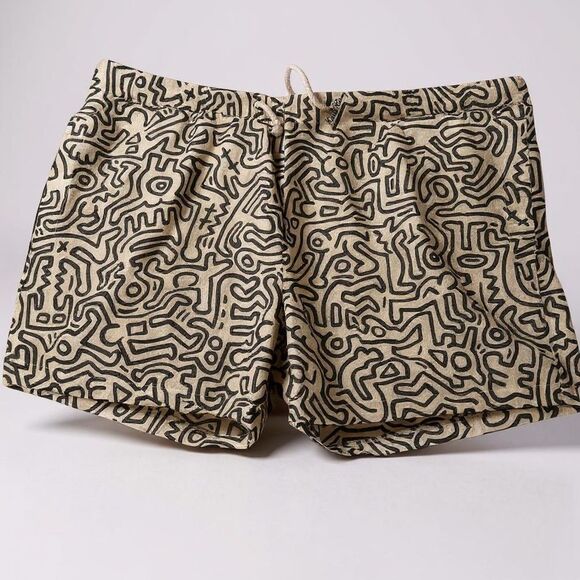 RSQ Keith Haring Figures Men’s Shorts - Picture 1 of 8